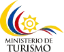 Tourism ministry of Ecuador logo.
